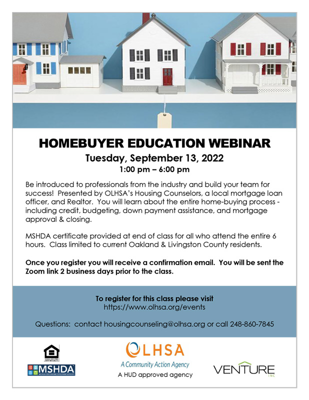 home education webinar flyer