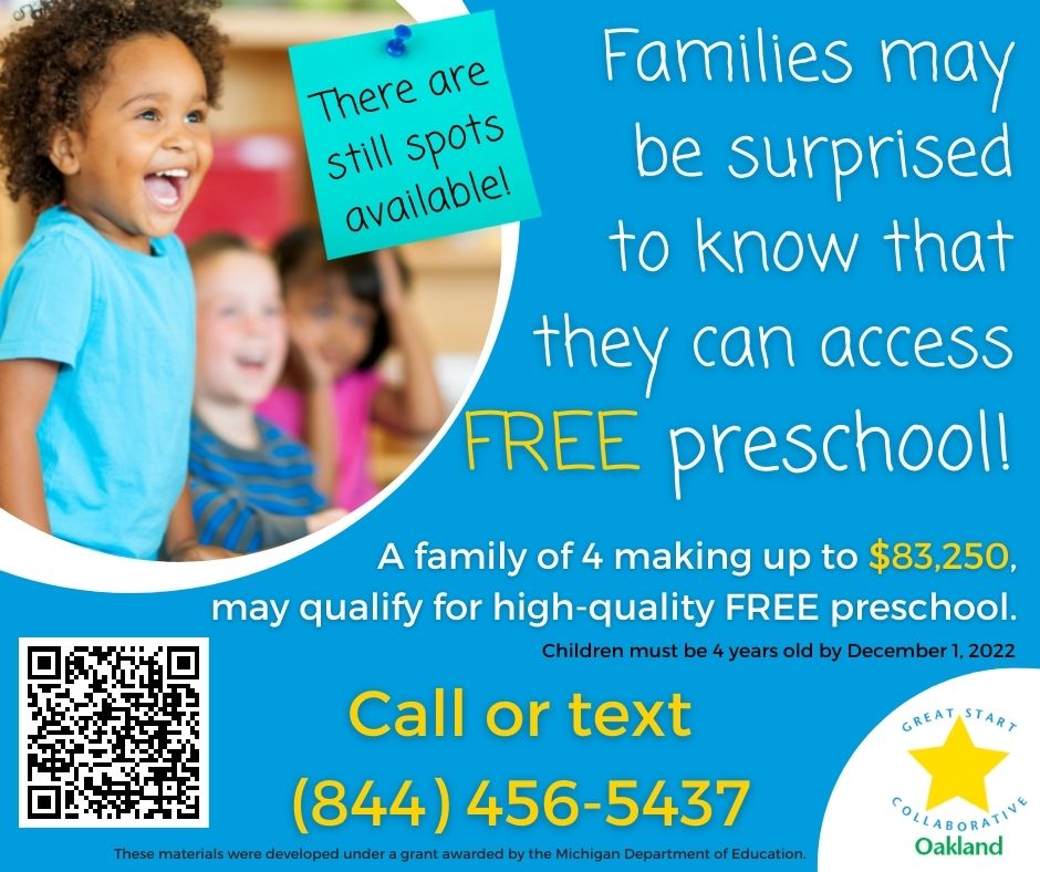 Free preschool graphic